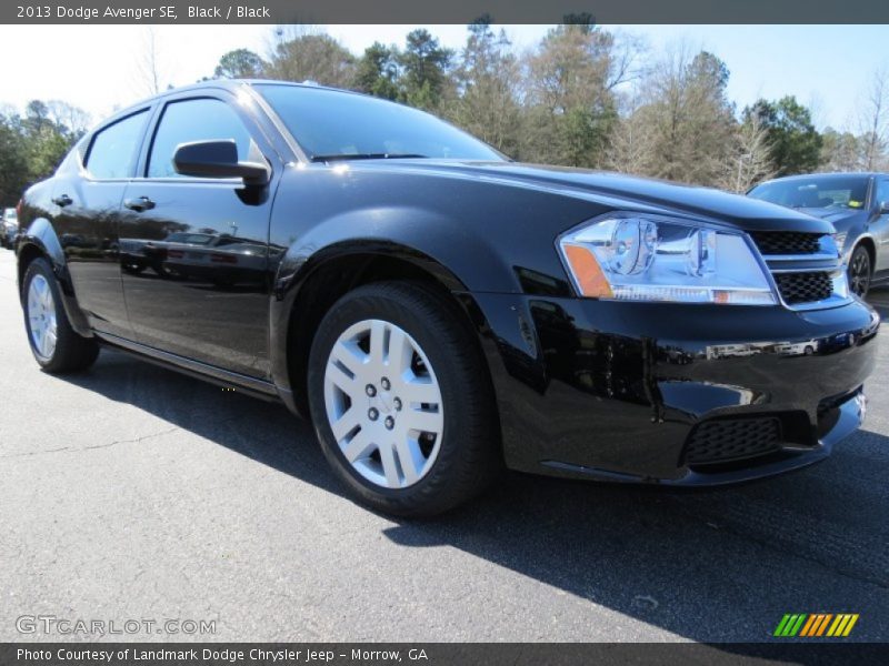 Black / Black 2013 Dodge Avenger SE