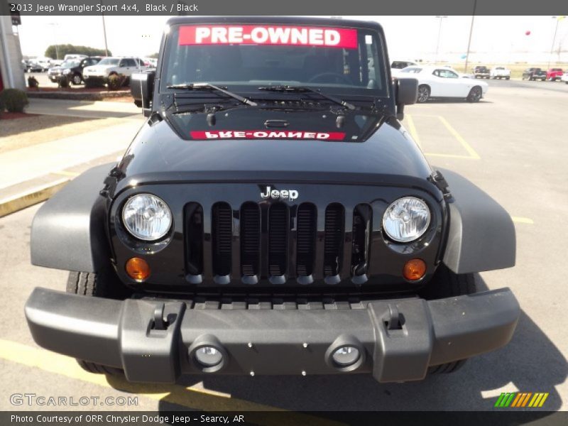 Black / Black 2013 Jeep Wrangler Sport 4x4