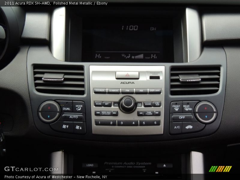 Controls of 2011 RDX SH-AWD
