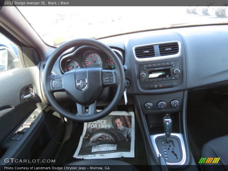 Black / Black 2013 Dodge Avenger SE