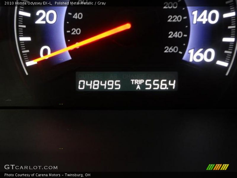 Polished Metal Metallic / Gray 2010 Honda Odyssey EX-L