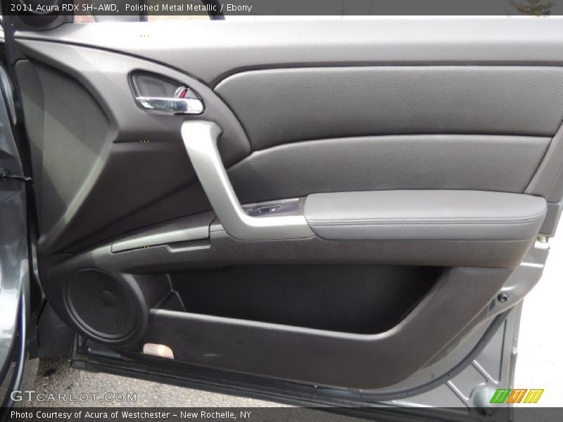 Polished Metal Metallic / Ebony 2011 Acura RDX SH-AWD