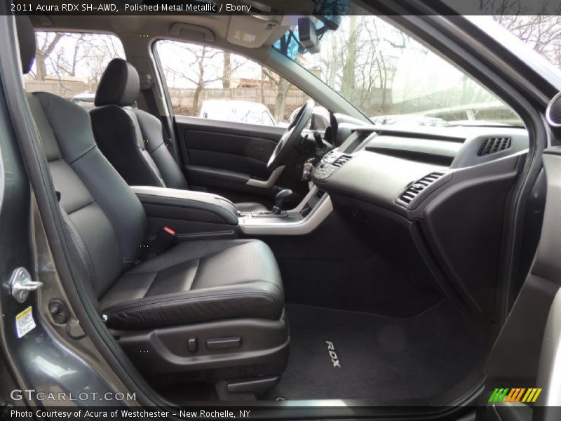 Polished Metal Metallic / Ebony 2011 Acura RDX SH-AWD