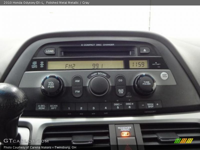 Polished Metal Metallic / Gray 2010 Honda Odyssey EX-L