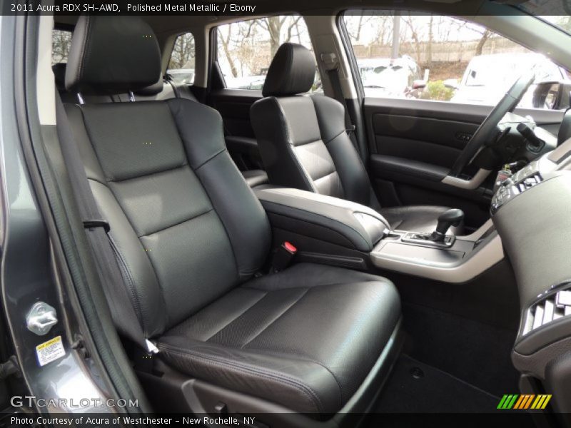 Polished Metal Metallic / Ebony 2011 Acura RDX SH-AWD