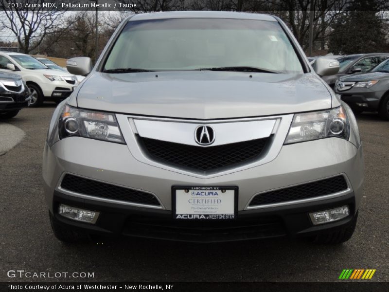 Palladium Metallic / Taupe 2011 Acura MDX