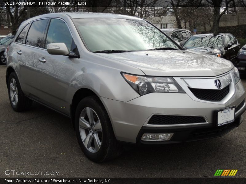 Palladium Metallic / Taupe 2011 Acura MDX