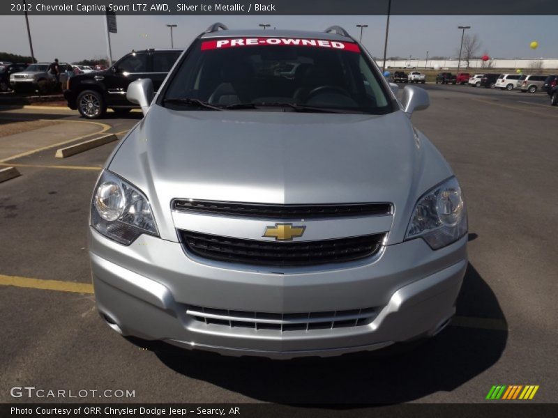 Silver Ice Metallic / Black 2012 Chevrolet Captiva Sport LTZ AWD