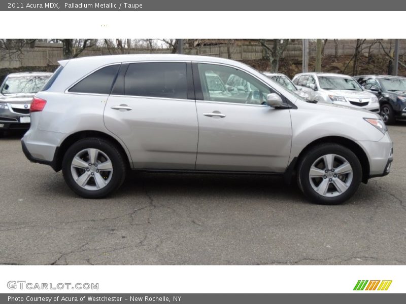 Palladium Metallic / Taupe 2011 Acura MDX
