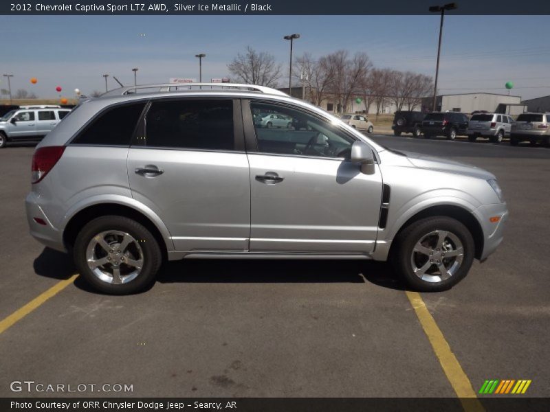 Silver Ice Metallic / Black 2012 Chevrolet Captiva Sport LTZ AWD