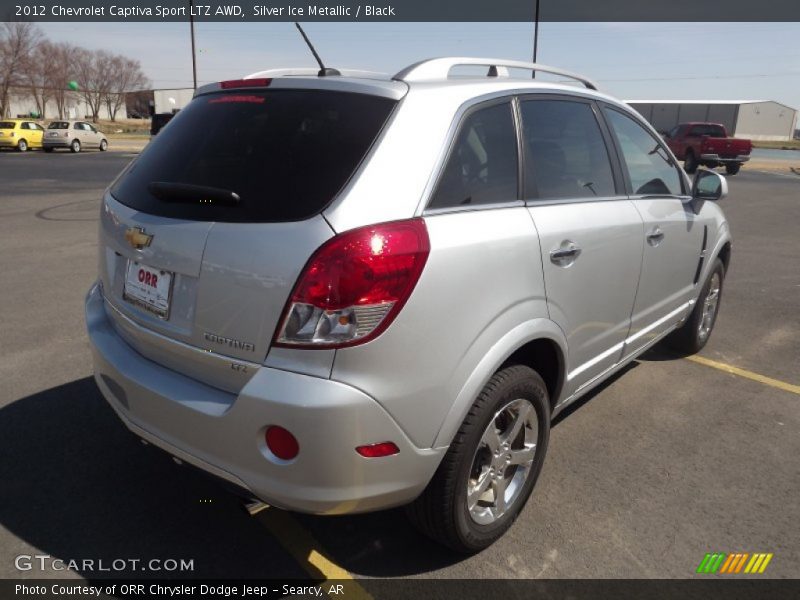 Silver Ice Metallic / Black 2012 Chevrolet Captiva Sport LTZ AWD