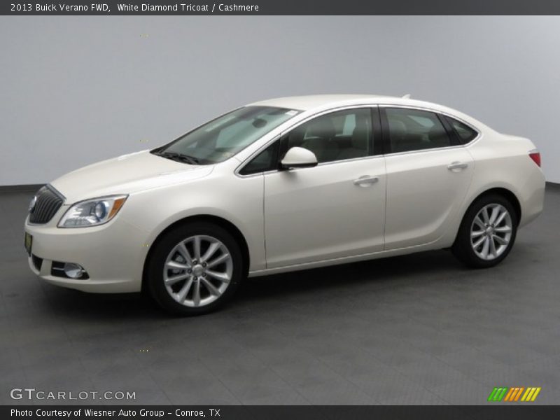 White Diamond Tricoat / Cashmere 2013 Buick Verano FWD