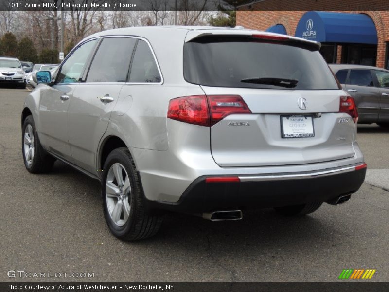 Palladium Metallic / Taupe 2011 Acura MDX