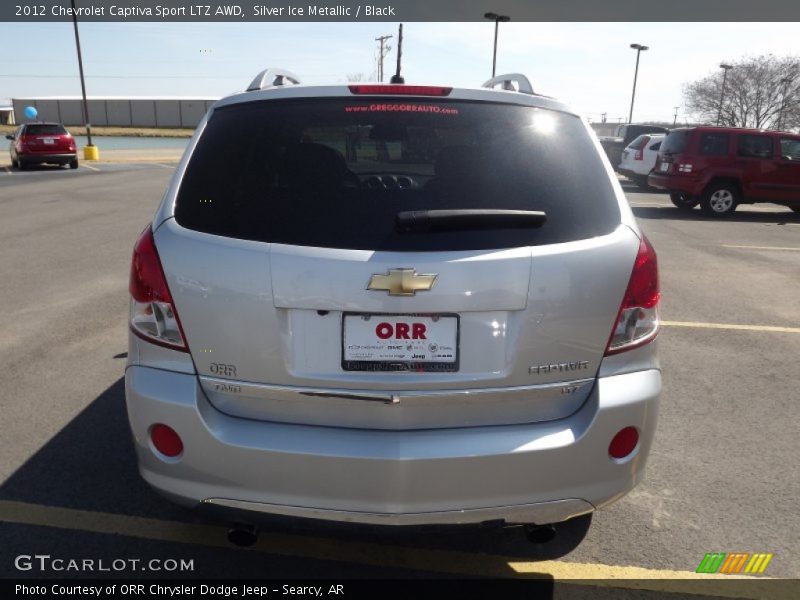 Silver Ice Metallic / Black 2012 Chevrolet Captiva Sport LTZ AWD