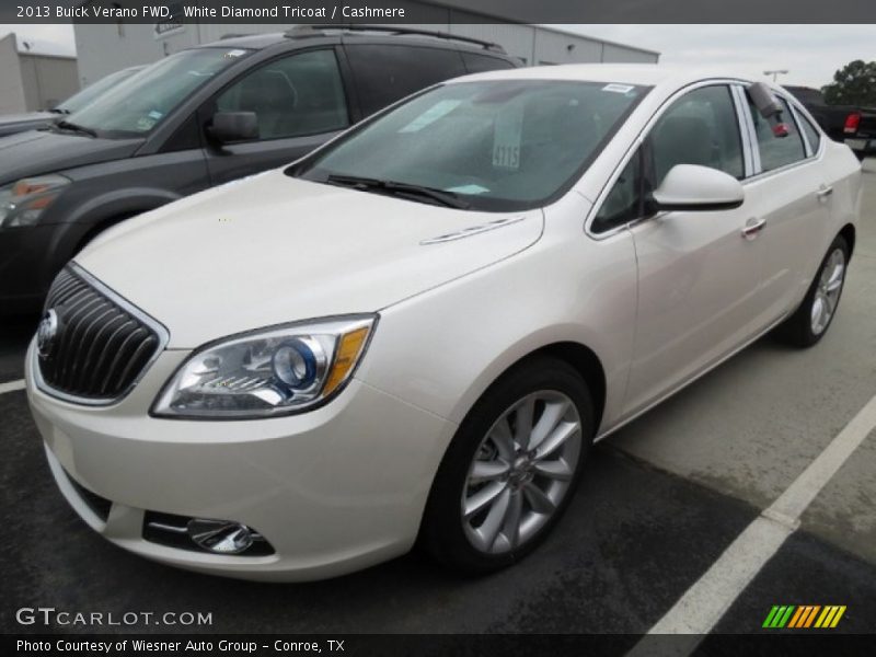 White Diamond Tricoat / Cashmere 2013 Buick Verano FWD