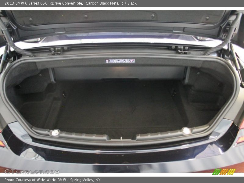  2013 6 Series 650i xDrive Convertible Trunk