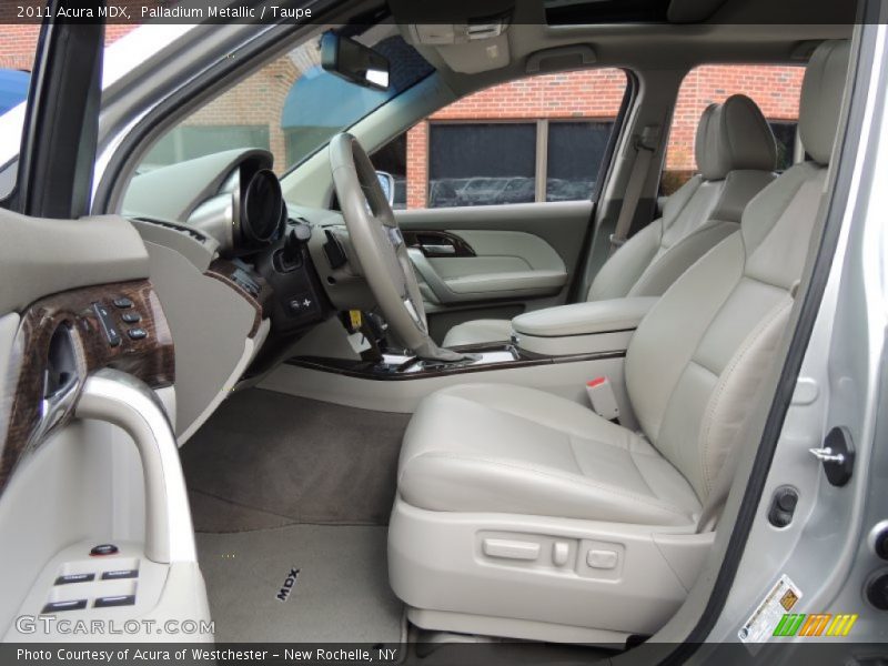 Palladium Metallic / Taupe 2011 Acura MDX
