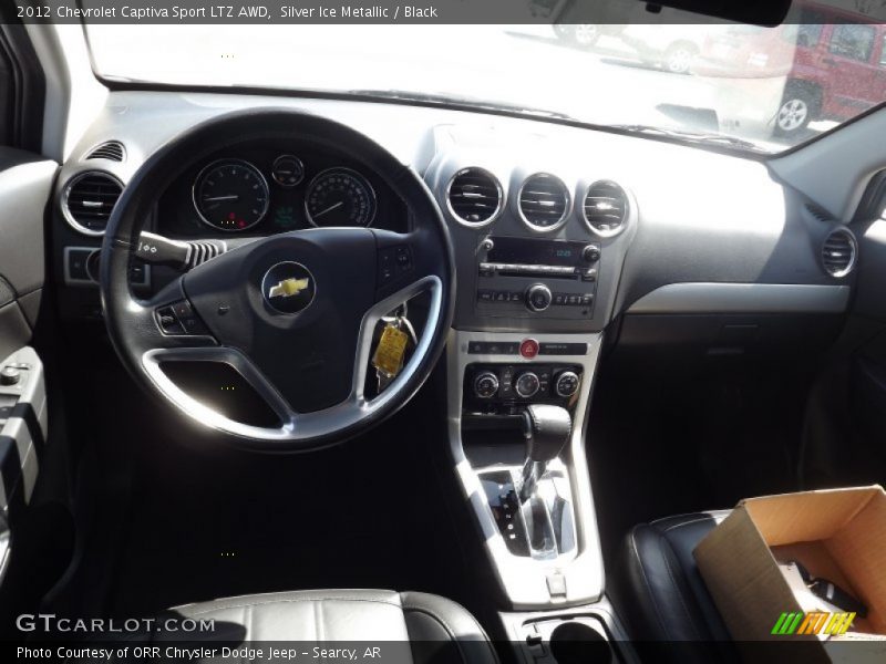 Silver Ice Metallic / Black 2012 Chevrolet Captiva Sport LTZ AWD