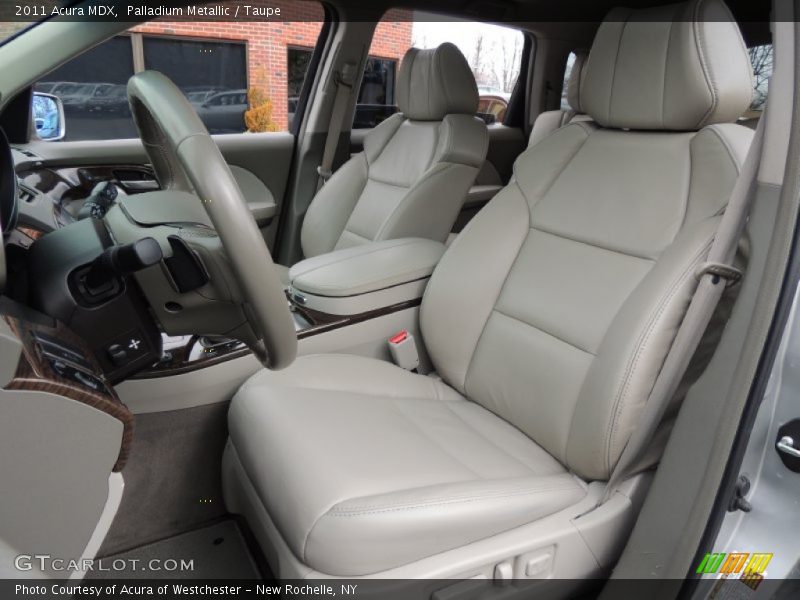 Palladium Metallic / Taupe 2011 Acura MDX