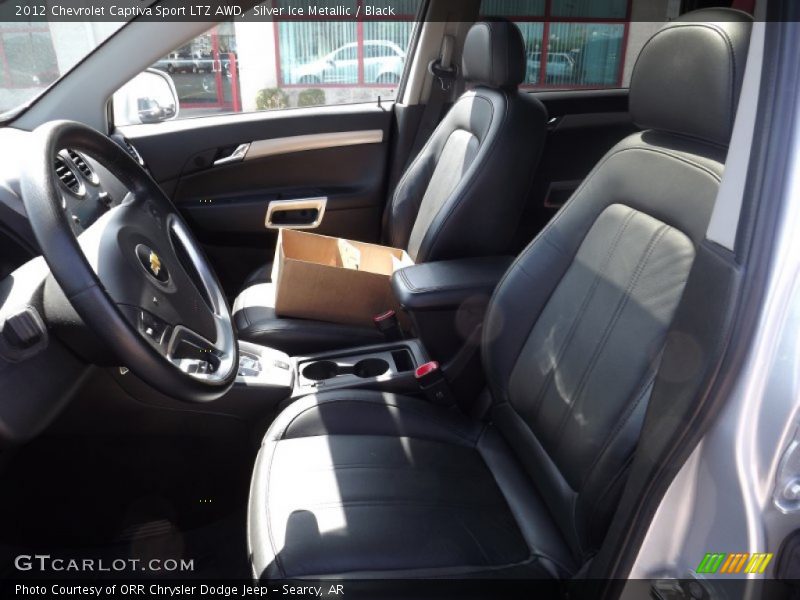Silver Ice Metallic / Black 2012 Chevrolet Captiva Sport LTZ AWD