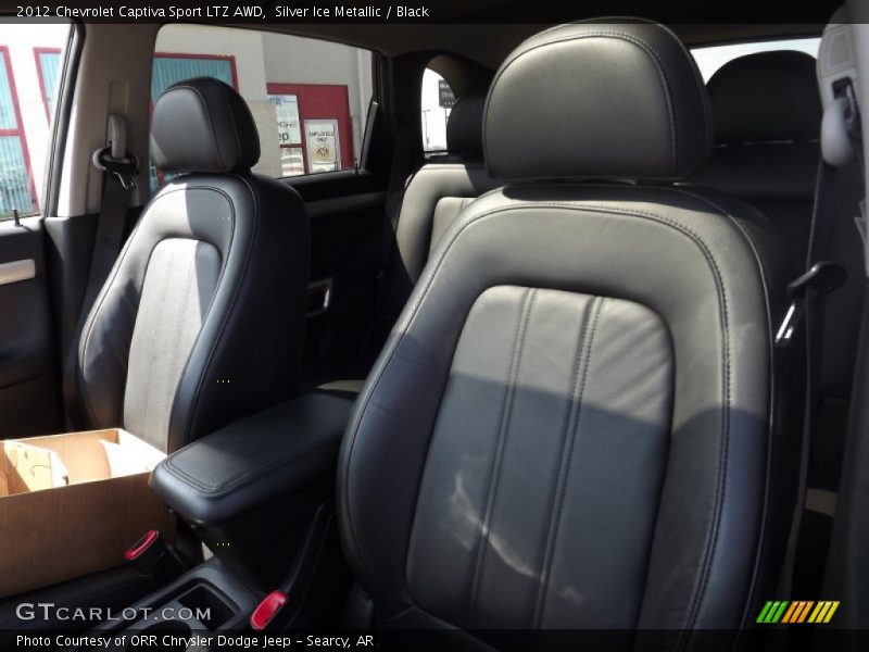 Silver Ice Metallic / Black 2012 Chevrolet Captiva Sport LTZ AWD