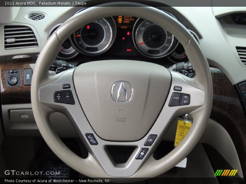 Palladium Metallic / Taupe 2011 Acura MDX