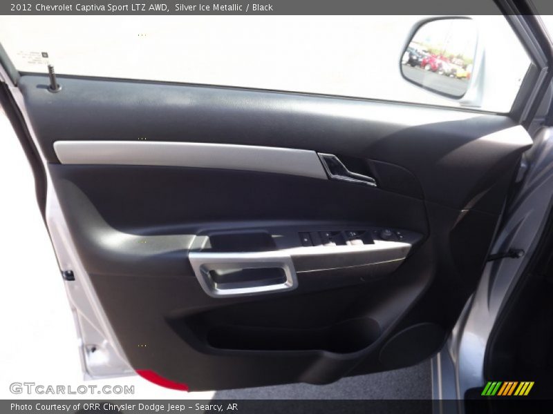 Silver Ice Metallic / Black 2012 Chevrolet Captiva Sport LTZ AWD