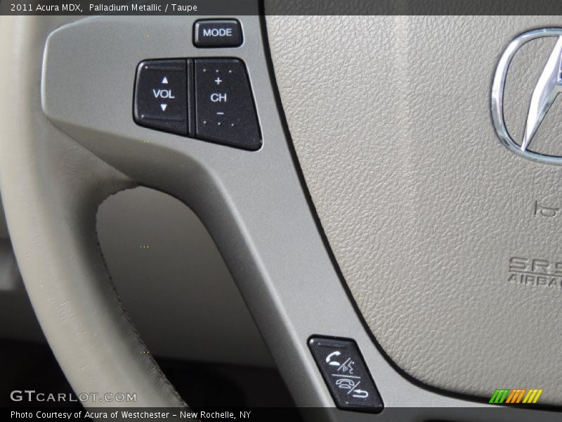 Palladium Metallic / Taupe 2011 Acura MDX