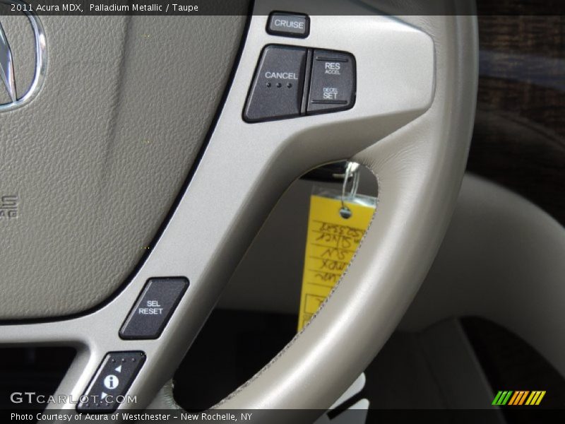 Palladium Metallic / Taupe 2011 Acura MDX