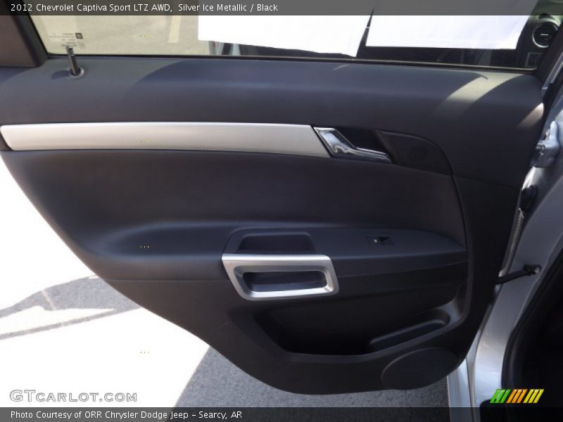 Silver Ice Metallic / Black 2012 Chevrolet Captiva Sport LTZ AWD