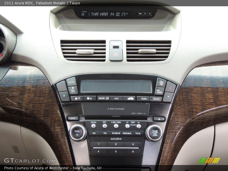 Palladium Metallic / Taupe 2011 Acura MDX