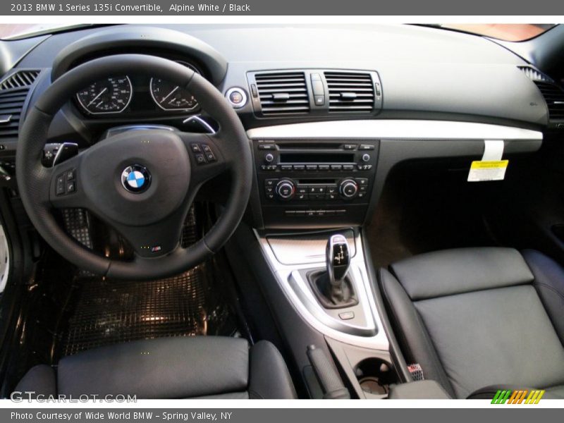 Alpine White / Black 2013 BMW 1 Series 135i Convertible