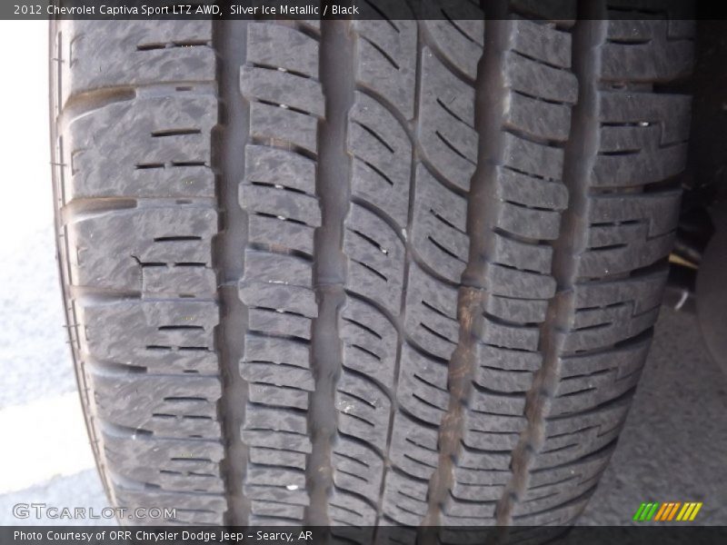 Silver Ice Metallic / Black 2012 Chevrolet Captiva Sport LTZ AWD