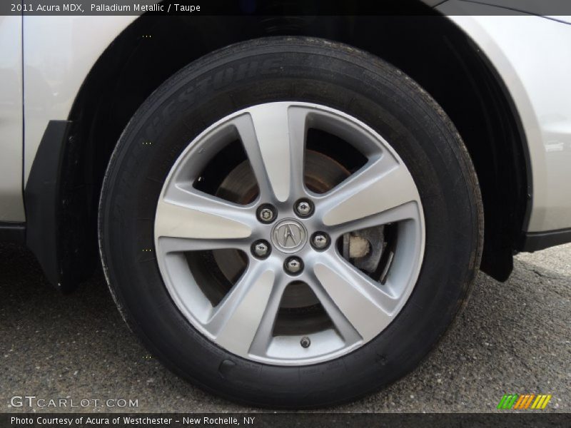 Palladium Metallic / Taupe 2011 Acura MDX