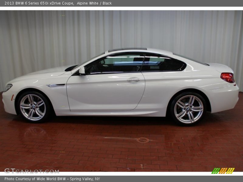 Alpine White / Black 2013 BMW 6 Series 650i xDrive Coupe