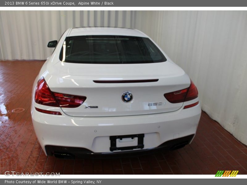 Alpine White / Black 2013 BMW 6 Series 650i xDrive Coupe