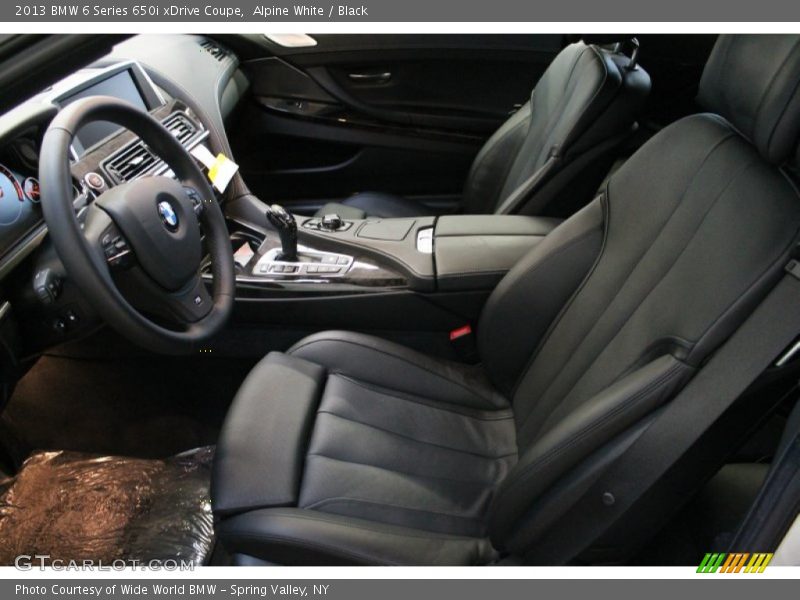 Front Seat of 2013 6 Series 650i xDrive Coupe