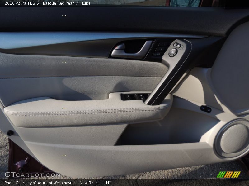 Basque Red Pearl / Taupe 2010 Acura TL 3.5
