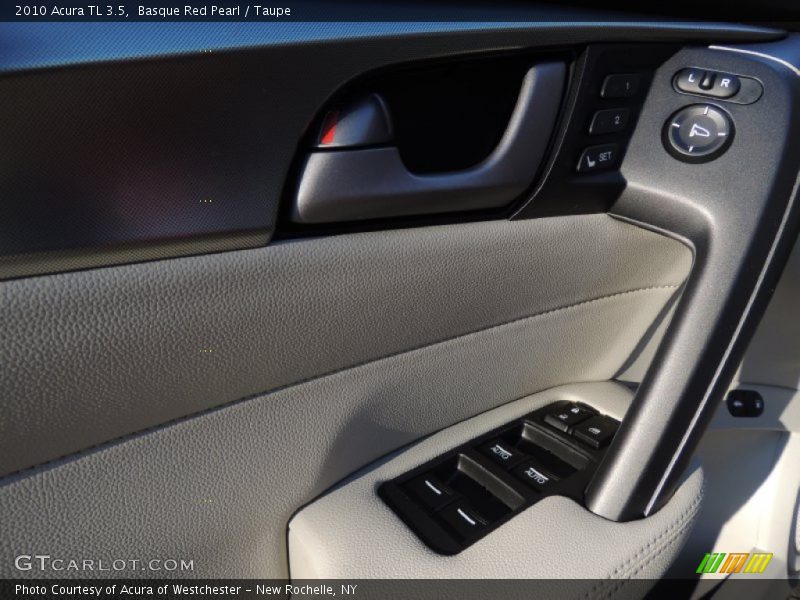 Basque Red Pearl / Taupe 2010 Acura TL 3.5