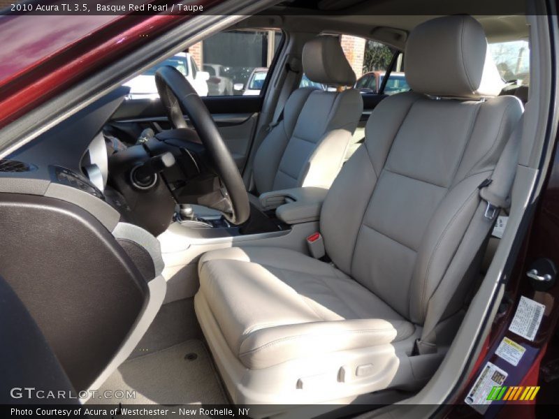Basque Red Pearl / Taupe 2010 Acura TL 3.5