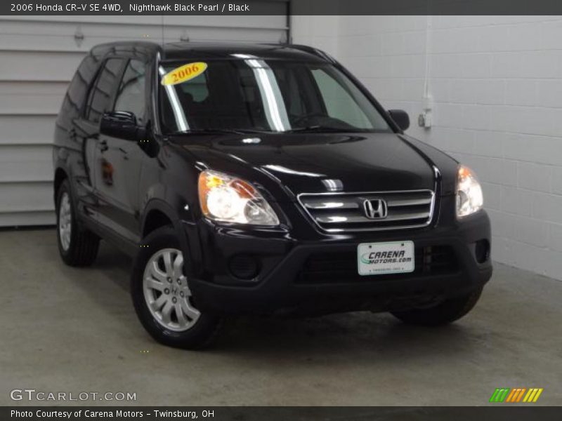 Nighthawk Black Pearl / Black 2006 Honda CR-V SE 4WD