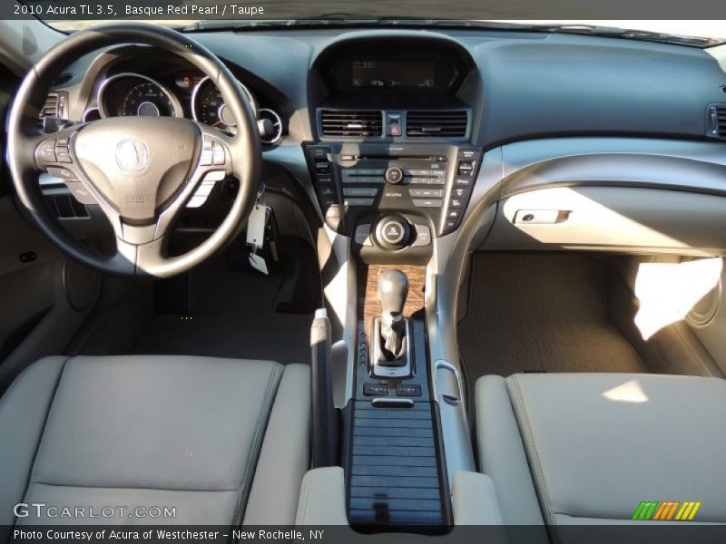 Basque Red Pearl / Taupe 2010 Acura TL 3.5