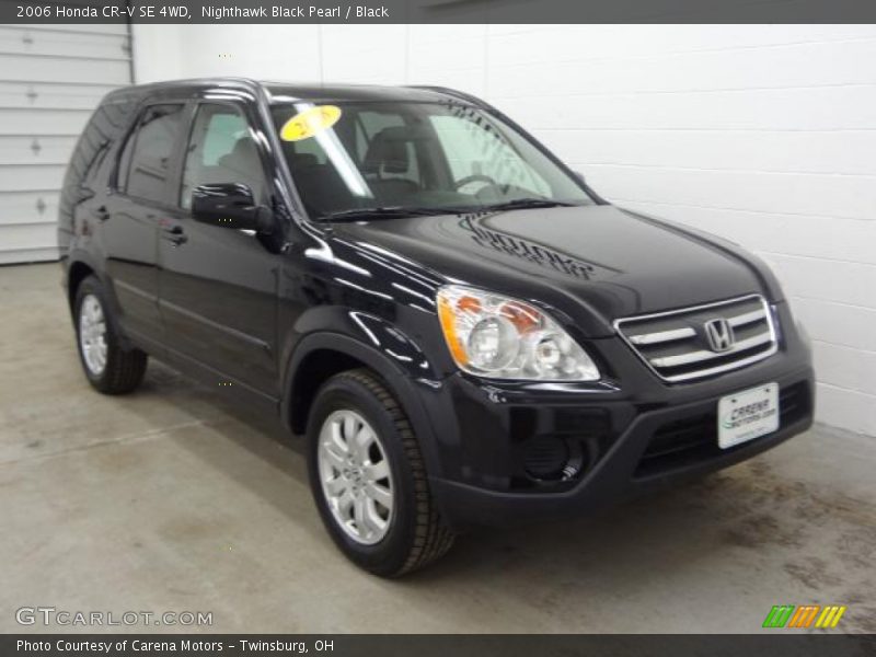 Nighthawk Black Pearl / Black 2006 Honda CR-V SE 4WD