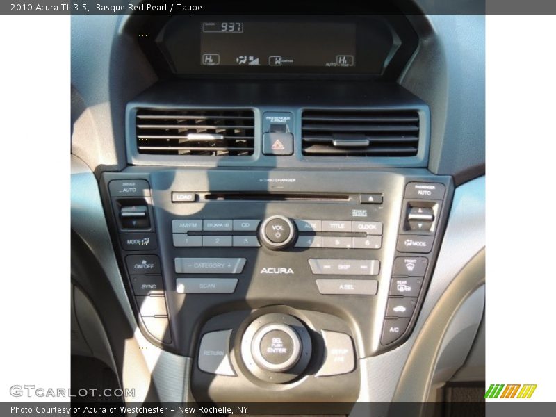 Basque Red Pearl / Taupe 2010 Acura TL 3.5