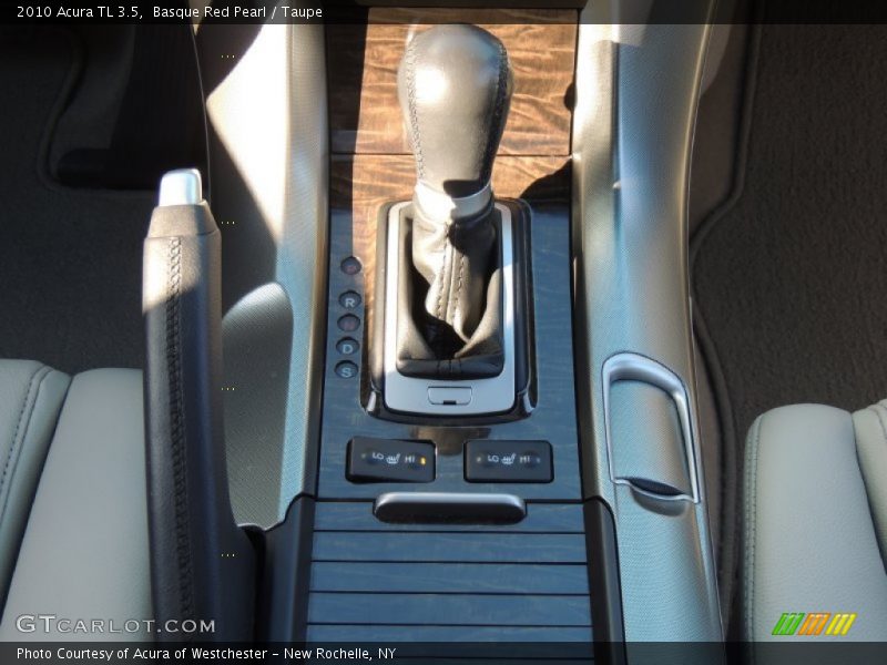 Basque Red Pearl / Taupe 2010 Acura TL 3.5