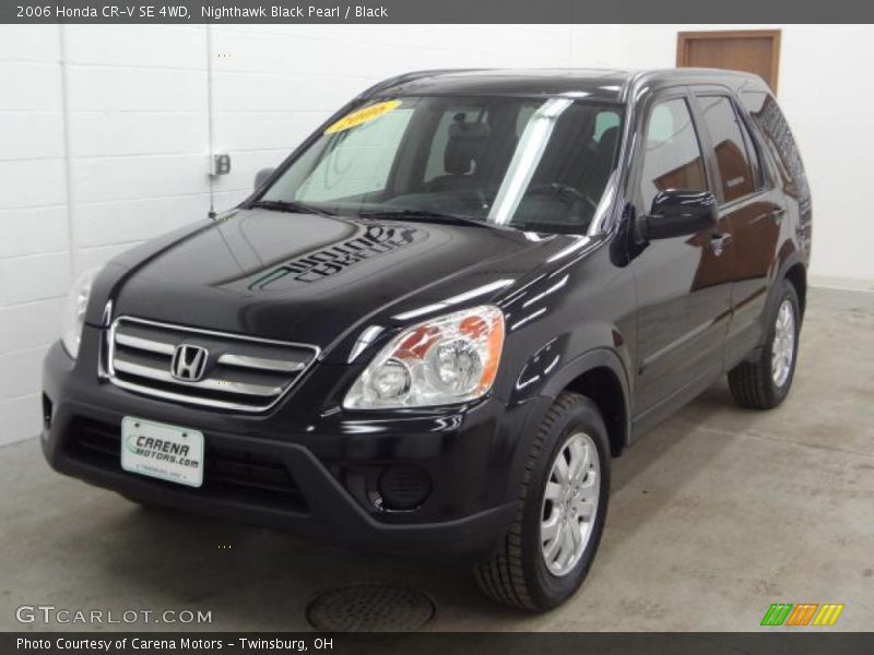 Nighthawk Black Pearl / Black 2006 Honda CR-V SE 4WD