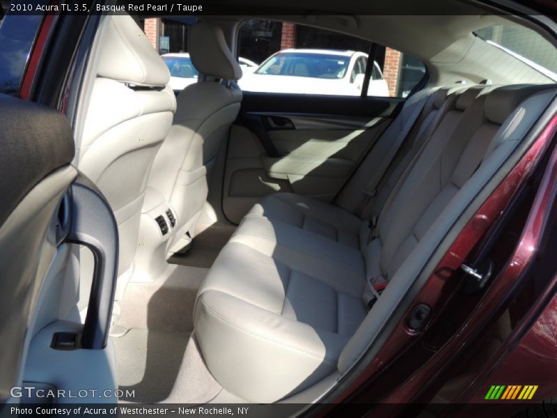 Basque Red Pearl / Taupe 2010 Acura TL 3.5