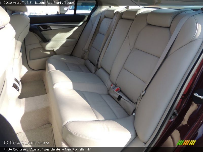 Basque Red Pearl / Taupe 2010 Acura TL 3.5