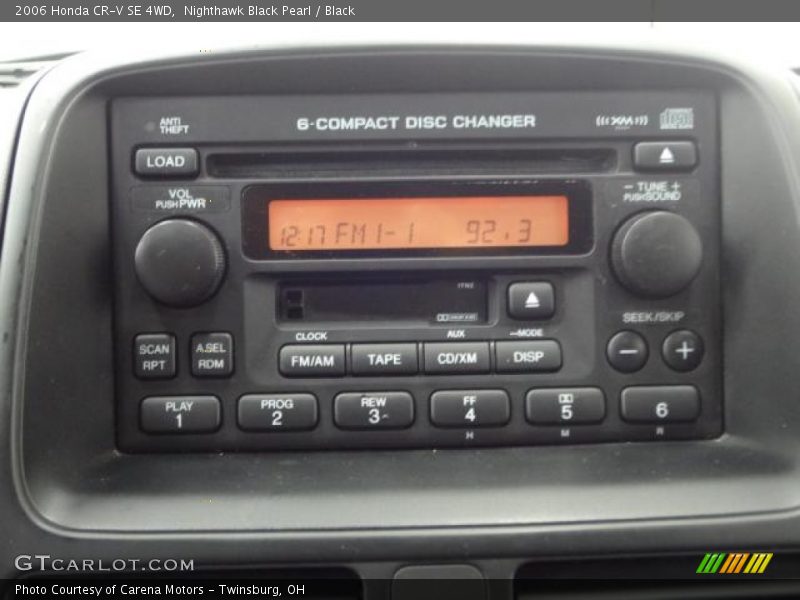 Nighthawk Black Pearl / Black 2006 Honda CR-V SE 4WD