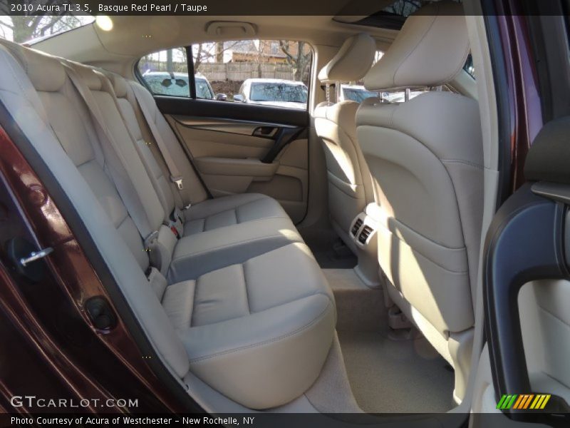 Basque Red Pearl / Taupe 2010 Acura TL 3.5